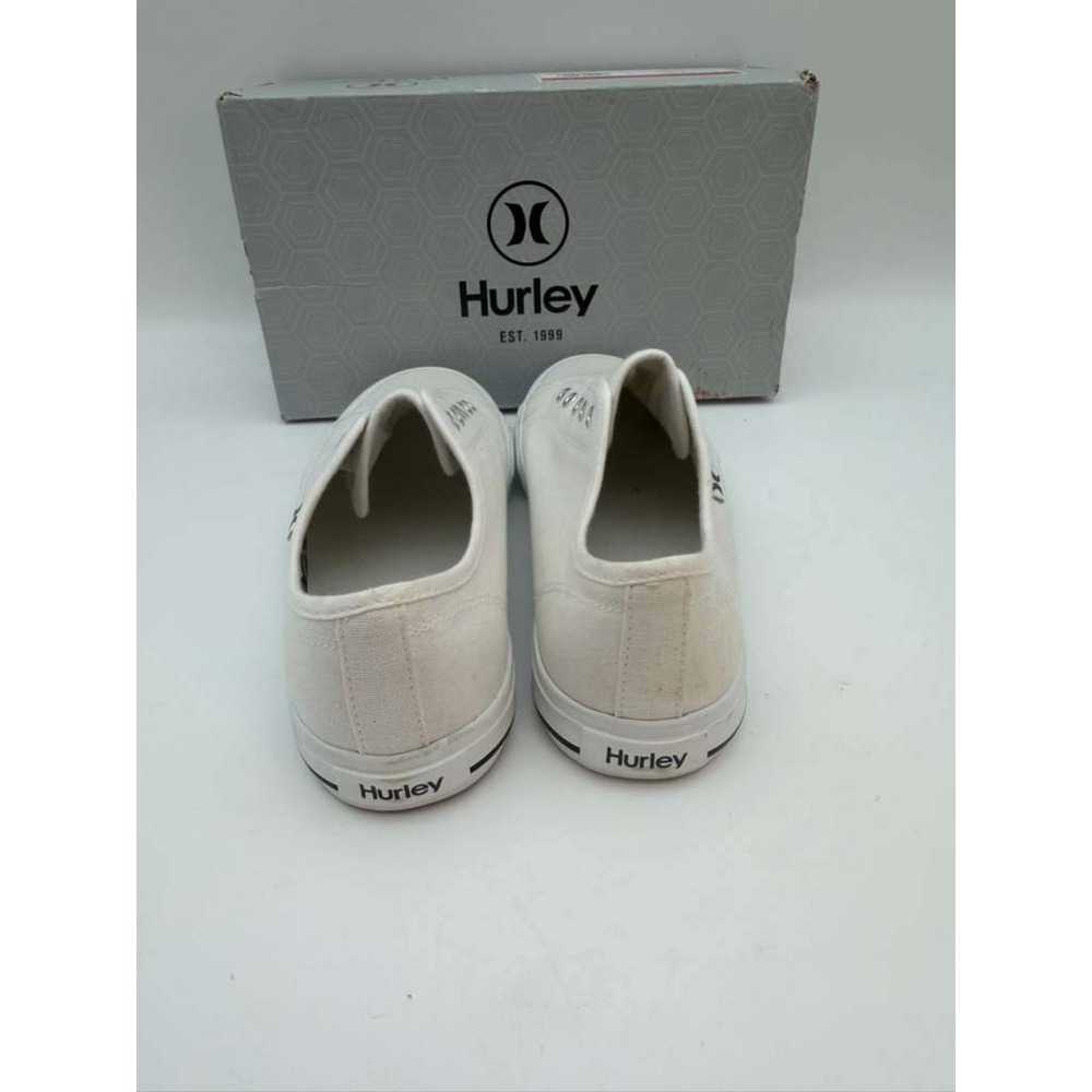 Hurley Women's Chloe Sneakers - White Canvas - Size 8.5 - Picture 5 of 7
